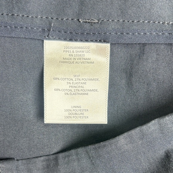 Veronica Beard Mahary High-Waisted ink color Pants - Picture 5 of 10